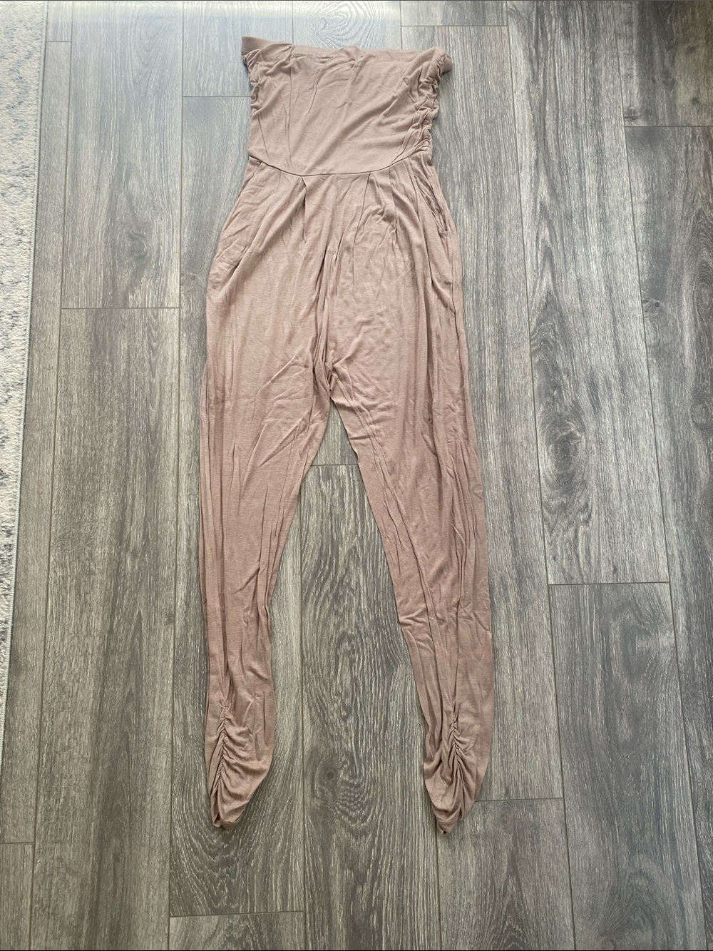 Body Central - Strapless Jumpsuit in Taupe